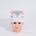 Adorable bonnet de tricot d'hiver pour enfants